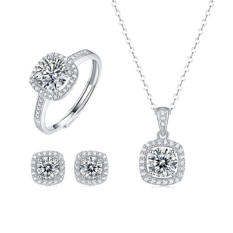 Korean Style Moissanite Set