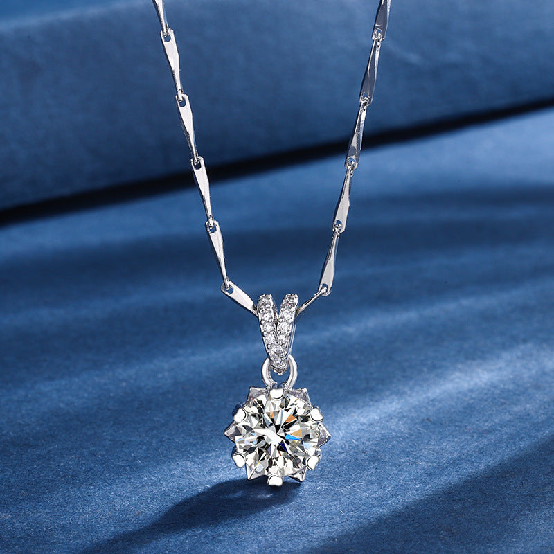 Snowflake Three-piece Moissanite Set