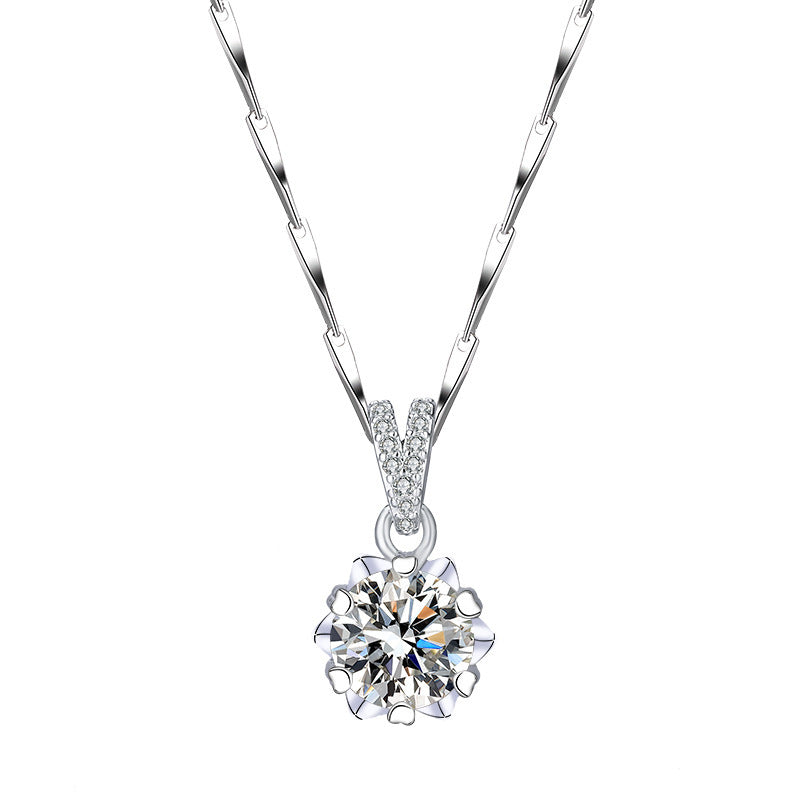 Snowflake Three-piece Moissanite Set