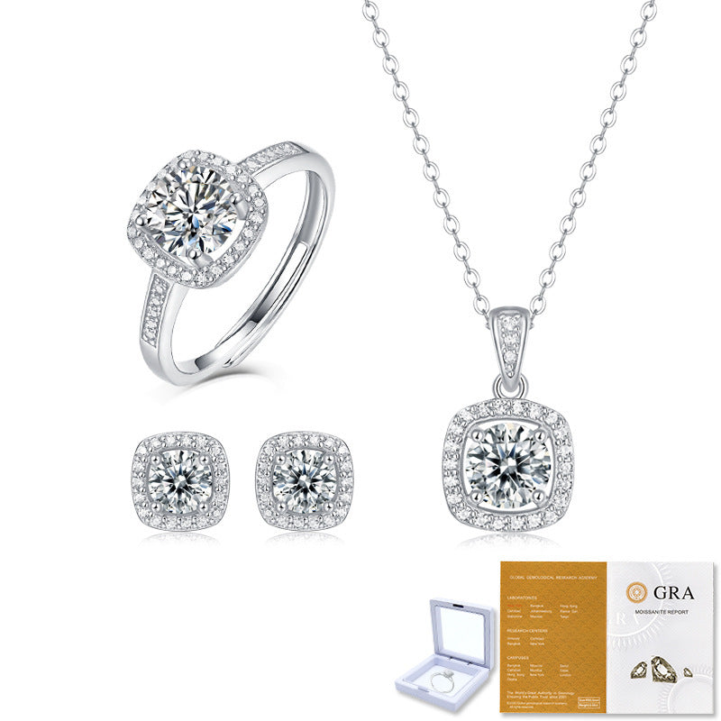 Korean Style Moissanite Set
