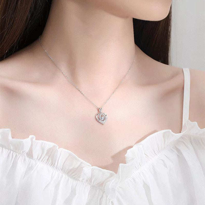 Beating Heart-Shaped Necklace