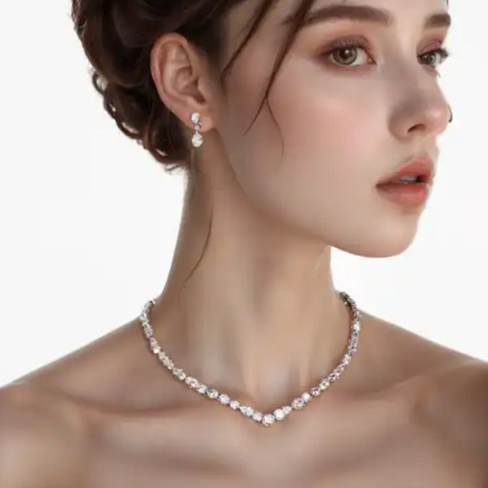 Simple Full Rhinestone Set