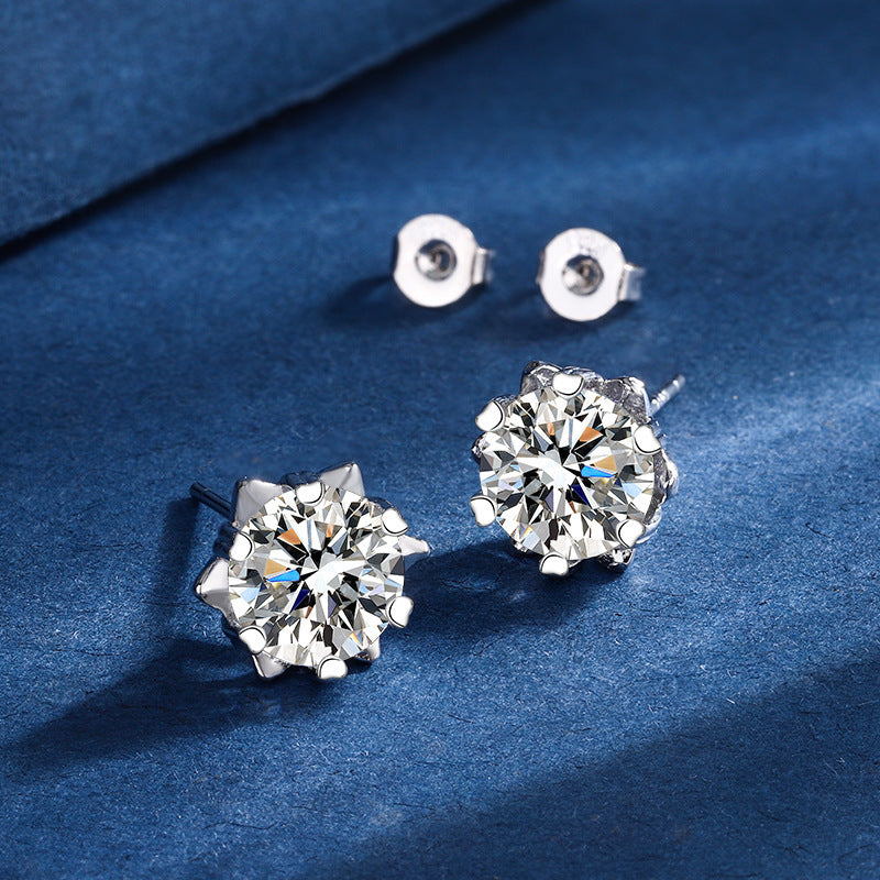 Snowflake Three-piece Moissanite Set